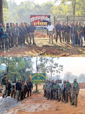 नारायणपुर की सीमा पर तैनात होंगे जवान, खोला नया कैम्प