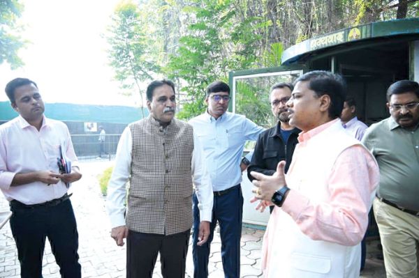 वन मंत्री ने नंदनवन पक्षी विहार का किया निरीक्षण, शिफ्टिंग टलने की खबर