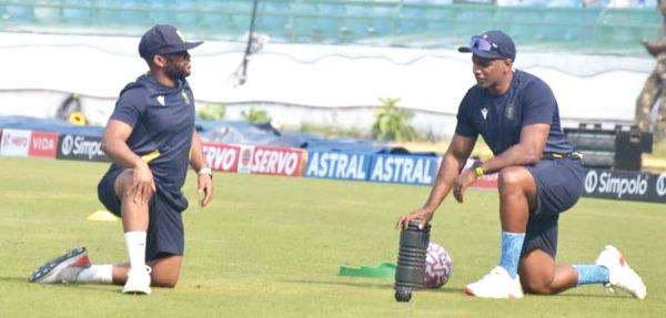 दोपहर अफ्रीकी और शाम भारतीय टीम की नेट प्रैक्टिस, कप्तानों ने पिच भी देखा