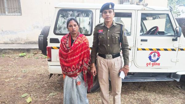 सीएचसी उतई के शासकीय मद का गबन-धोखाधड़ी, आरोपी  महिला गिरफ्तार