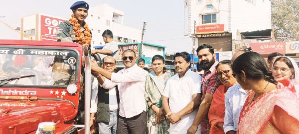 अग्निवीर लोकनाथ का स्वागत