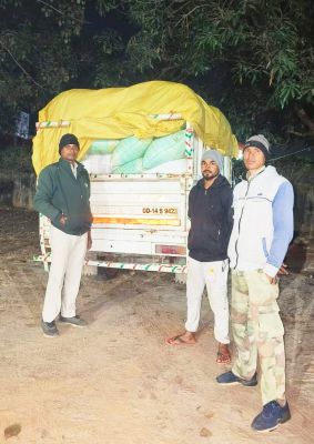 जशपुर, लोदाम, दुलदुला, व तपकरा थाना  क्षेत्रों से 270 क्विंटल अवैध धान जब्त