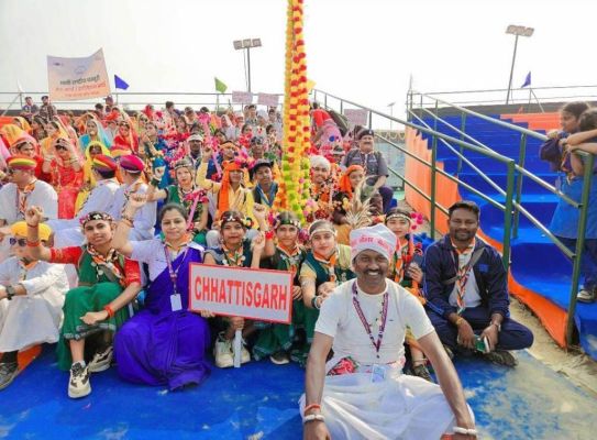 राष्ट्रीय जम्बूरी में बिलासपुर के स्काउट्स-गाइड्स की दमदार भागीदारी