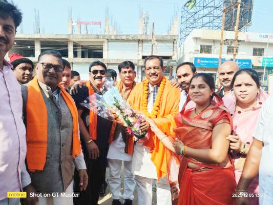 लौह शिल्पकार विकास बोर्ड  के अध्यक्ष  का स्वागत