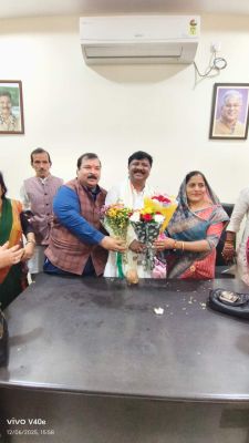 कांग्रेस कमेटी के नए जिलाध्यक्षों ने किया पदभार ग्रहण