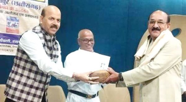 विजय मिश्रा, धनंजय राठौर को समरसता सम्मान