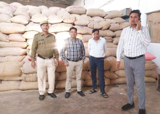 4 प्रकरणों में सवा 75 लाख का अवैध धान जब्त