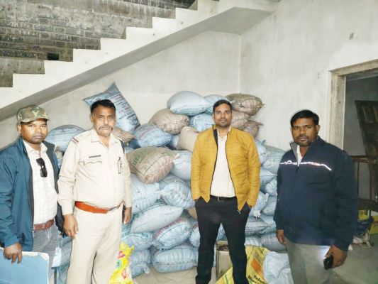 51 कट्टा अवैध धान जब्त