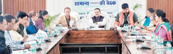 जिपं की सामान्य प्रशासन समिति की बैठक