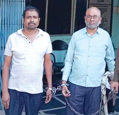 दूसरे की जमीन के फर्जी कागजात से बैंक से लोन लेने वाले दो गिरफ्तार, दो फरार