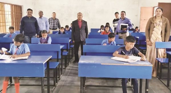 बसना बीईओ व बीआरसीसी ने किया नवोदय प्रवेश परीक्षा केंद्रों का निरीक्षण