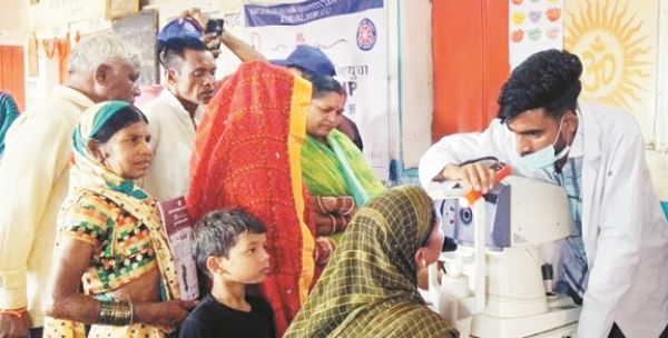 पहंदा को स्वच्छ, प्लास्टिक और कचरा मुक्त बनाने एसआरपी के विद्यार्थियों ने की पहल