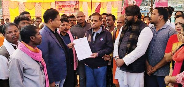 जनता कांग्रेस ने 10 सूत्रीय मांगों को लेकर सौंपा ज्ञापन