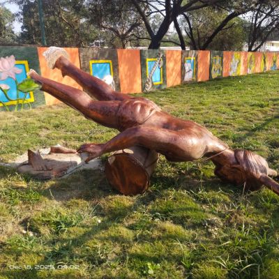 षष्टी मंदिर के सामने सौंदर्यीकरण में लगी मूर्तियां क्षतिग्रस्त, शिकायत दर्ज