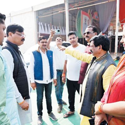 भाजपा के राष्ट्रीय अध्यक्ष नड्डा के जांजगीर-चाम्पा में आगमन की तैयारियां, भाजपा नेताओं ने किया निरीक्षण