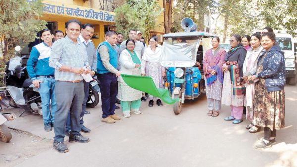 जनजागरूकता बढ़ाने पल्स पोलियो प्रचार वाहन रवाना, घर-घर दिया जाएगा संदेश