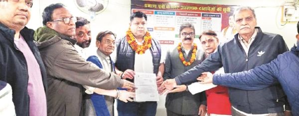 पियूष मिश्रा बने राष्ट्रीय सर्व ब्राह्मण समाज के दुर्ग जिलाध्यक्ष