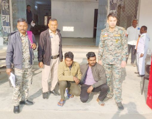 धान तस्करी, दो आरोपी गिरफ्तार 1.86 लाख का धान व दो बोलेरो जब्त