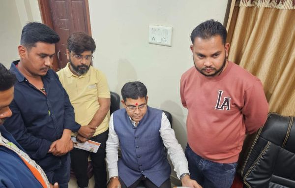 मंत्री टंकराम-शिवरतन से मिले जनभागीदारी अध्यक्ष, महाविद्यालय संबंधी विषयों पर चर्चा