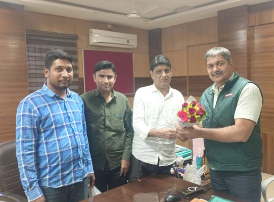 नए एसपी से कैट अध्यक्ष रोहरा ने  की मुलाकात