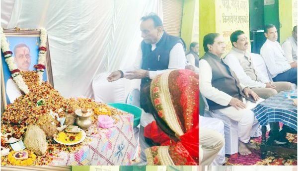 चंद्रकांत सोनकर को दी श्रद्धांजलि