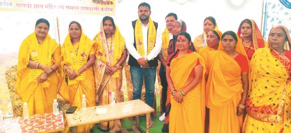 गायत्री ज्ञान मंदिर कुथरेल में वार्षिक उत्सव व सम्मान समारोह