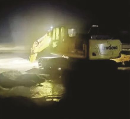 चिखली रेत घाट पर अवैध खुदाई व परिवहन के आरोप