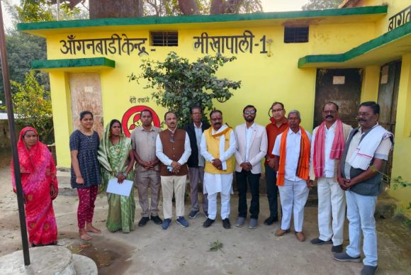 साहू समाज के गौरव ग्राम भीखापाली पहुंचे सामाजिक प्रतिनिधि मंडल