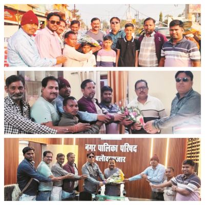 प्रेस क्लब बलौदाबाजार ने नया साल मनाया, अध्यक्ष, टीआई व संरक्षक से की मुलाकात