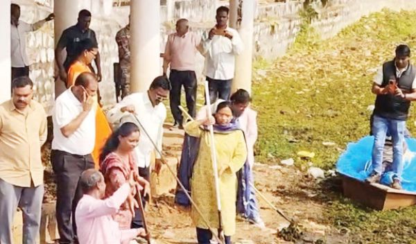बंधा तालाब में सफाई अभियान शुरू