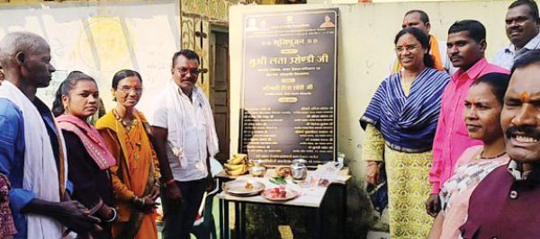 मसोरा में स्टॉपडेम सह पुलिया निर्माण का भूमिपूजन