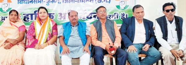 कुरुद-भखारा में कांग्रेस जिलाध्यक्ष का स्वागत