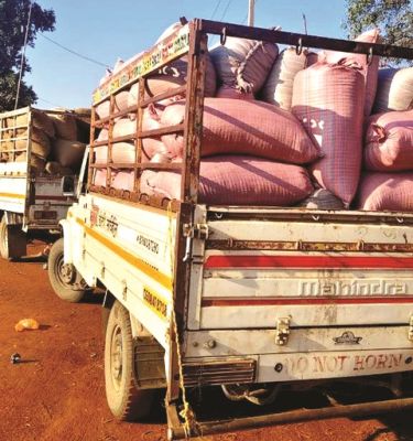 एमएमसी जिले में 140 क्विंटल अवैध धान जब्त