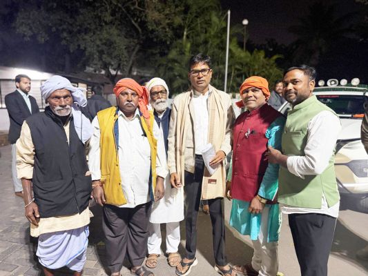 ठेठवार समाज के प्रतिनधि मंडल को वित्तमंत्री  चौधरी ने अधिवेशन में आने दिया आश्वासन