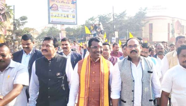 भक्त राजिम माता जयंती : नवापारा में शोभायात्रा और बाइक रैली 