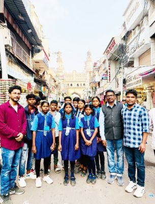 राष्ट्रीय आविष्कार अभियान:  बच्चों का आउट ऑफ स्टेट शैक्षिक भ्रमण