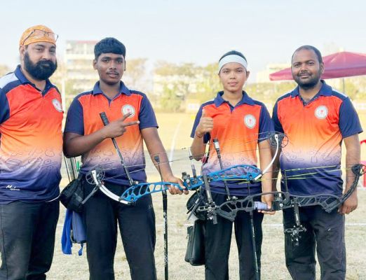 राष्ट्रीय शालेय तीरंदाजी में बागबाहरा की पद्मा साहू ने जीते 2 कांस्य पदक