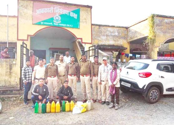 महुआ शराब-लाहन बरामद