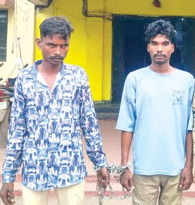 पांच दिन पहले डब्ल्यूआरएस में चोरी, दो गिरफ्तार, एक पड़ोसी भी