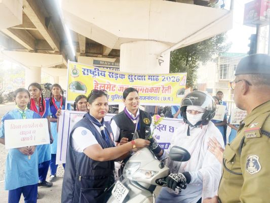 सडक़ सुरक्षा माह : 22वें दिन निकली जनजागरूकता रैली