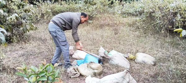 अवैध शराब नष्ट किए गए