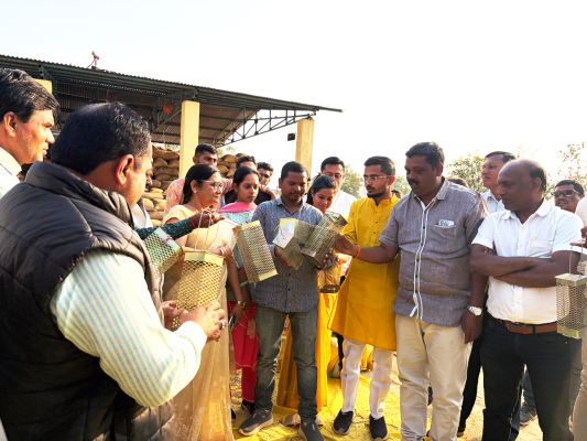 धान खरीदी घोटाला:  ब्लॉक कांग्रेस का प्रतीकात्मक विरोध