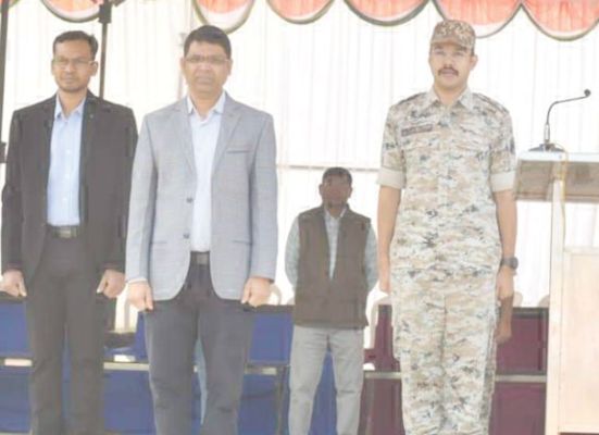 गणतंत्र दिवस समारोह  का अंतिम अभ्यास