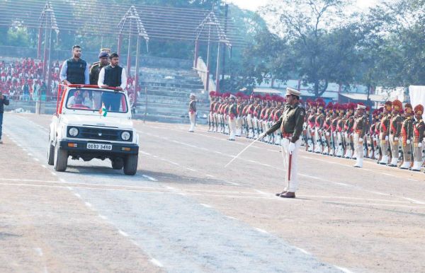 गणतंत्र दिवस समारोह की फुल ड्रेस रिहर्सल संपन्न