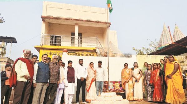 ननकट्ठी के राजपूत भवन में ध्वजारोहण