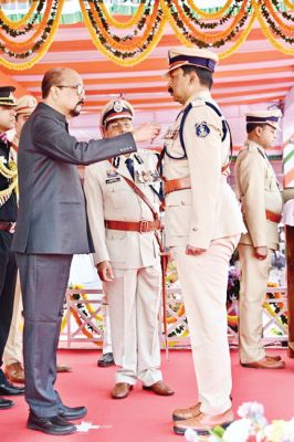 एसएसपी प्रशांत ठाकुर भारतीय पुलिस पदक से सम्मानित