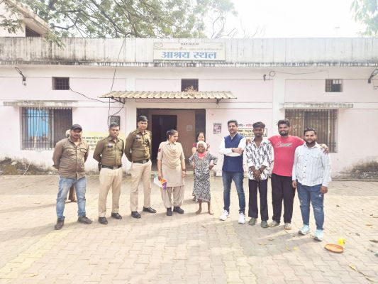 मुंगेली की वृद्ध महिला भटककर पहुंची नांदगांव