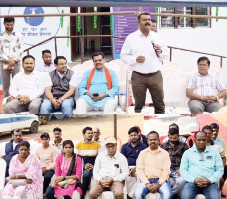 विधायक नीलकंठ टेकाम ने किया वाटर टेस्टिंग लैब का उद्घाटन