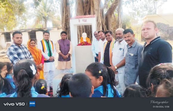 महात्मा गांधी की 78वीं पुण्यतिथि मनाई