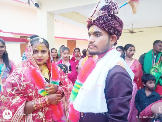 देवांगन समाज ने सादगीपूर्ण व दहेज मुक्त विवाह कर पेश की मिसाल